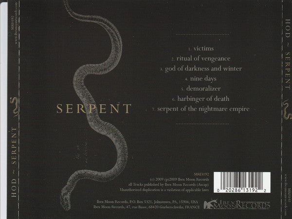 Hod (2) : Serpent (Album)