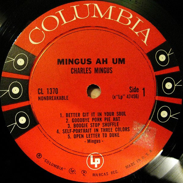 Charles Mingus : Mingus Ah Um (LP,Album,Mono)