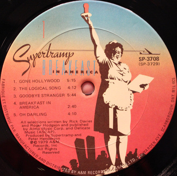 Supertramp : Breakfast In America (LP,Album)