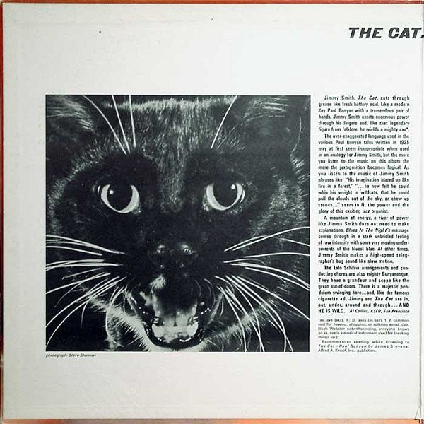 Jimmy Smith : The Cat (LP,Album,Mono)