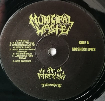 Municipal Waste : The Art Of Partying (LP,Album,Reissue)