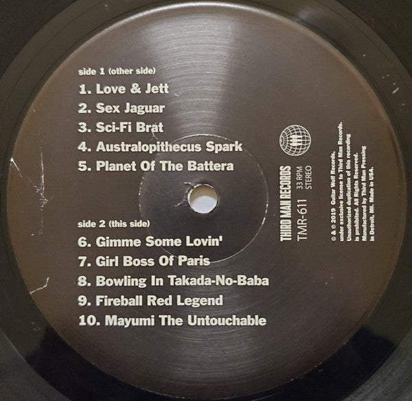 Guitar Wolf : Love & Jett (LP,Album)