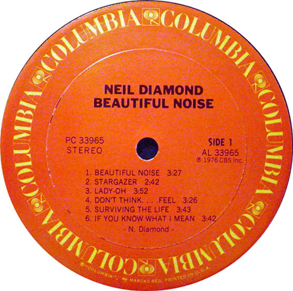 Neil Diamond : Beautiful Noise (LP,Album)