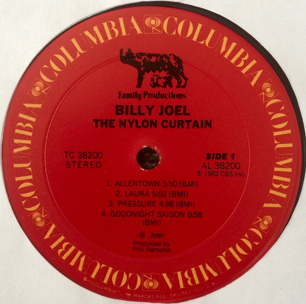Billy Joel : The Nylon Curtain (LP,Album)