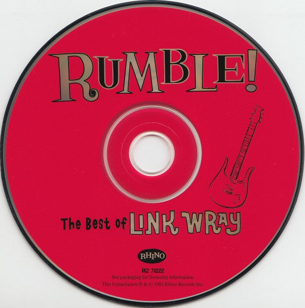 Link Wray : Rumble! The Best Of Link Wray (Compilation,Remastered)