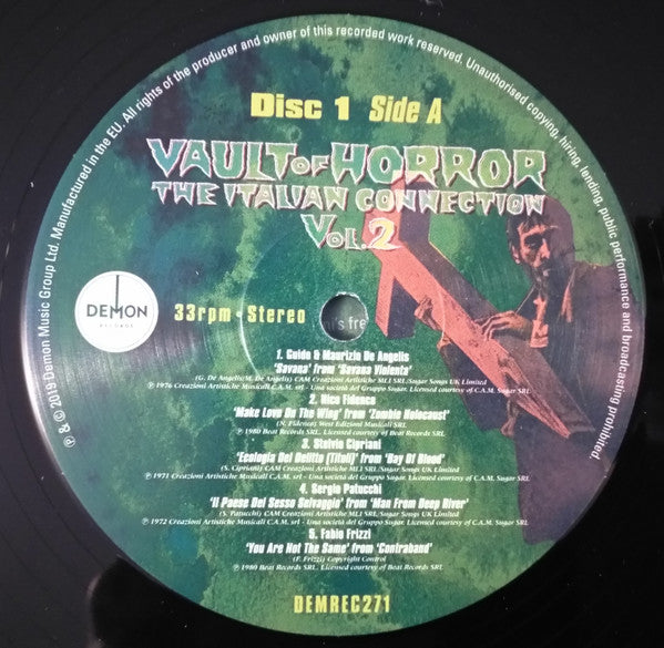 Various : Vault Of Horror – The Italian Connection Vol. 2 (LP,Compilation)