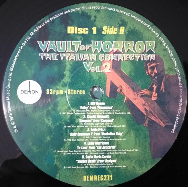 Various : Vault Of Horror – The Italian Connection Vol. 2 (LP,Compilation)