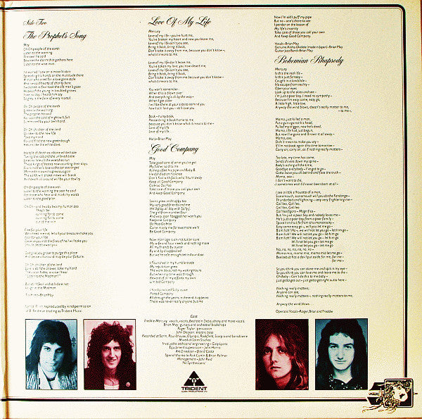 Queen : A Night At The Opera (LP,Album,Stereo)