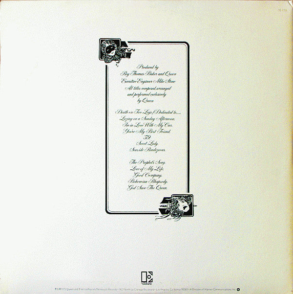 Queen : A Night At The Opera (LP,Album,Stereo)