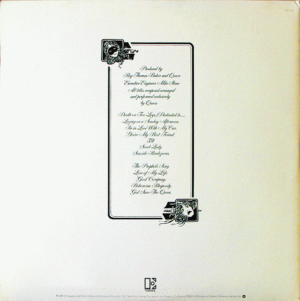 Queen : A Night At The Opera (LP,Album,Stereo)