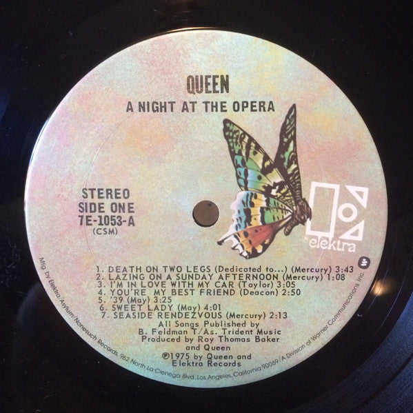 Queen : A Night At The Opera (LP,Album,Stereo)