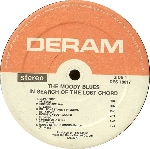 Moody Blues, The : In Search Of The Lost Chord (LP,Album,Reissue,Stereo)