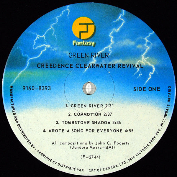 Creedence Clearwater Revival : Green River (LP,Album,Reissue,Stereo)
