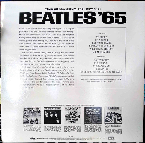 Beatles, The : Beatles '65 (LP,Album,Reissue,Stereo)