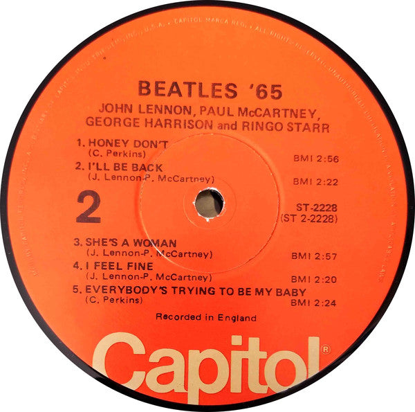 Beatles, The : Beatles '65 (LP,Album,Reissue,Stereo)