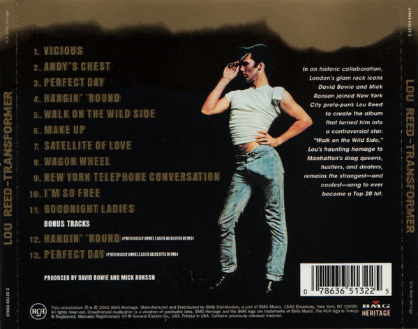 Lou Reed : Transformer (Album,Reissue,Remastered)