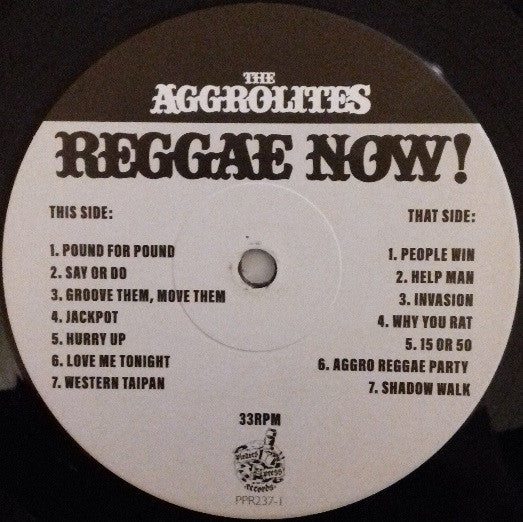 Aggrolites, The : Reggae Now! (LP,Album)