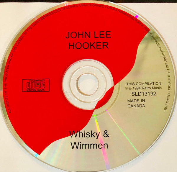 John Lee Hooker : Whiskey & Wimmen (Album,Compilation)