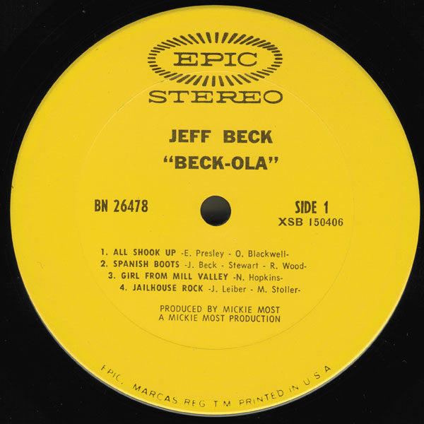 Jeff Beck Group : Beck-Ola (LP,Album)