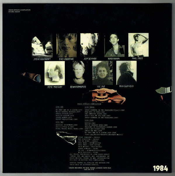Crass : Best Before...1984 (LP,Compilation,Reissue,Remastered,Stereo)