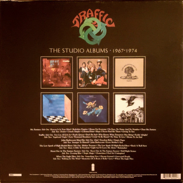 Traffic : The Studio Albums • 1967-1974 (LP,Album,Reissue,Remastered)