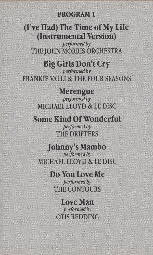 Various : More Dirty Dancing - More Original Music From The Hit Motion Picture Dirty Dancing (Compilation)