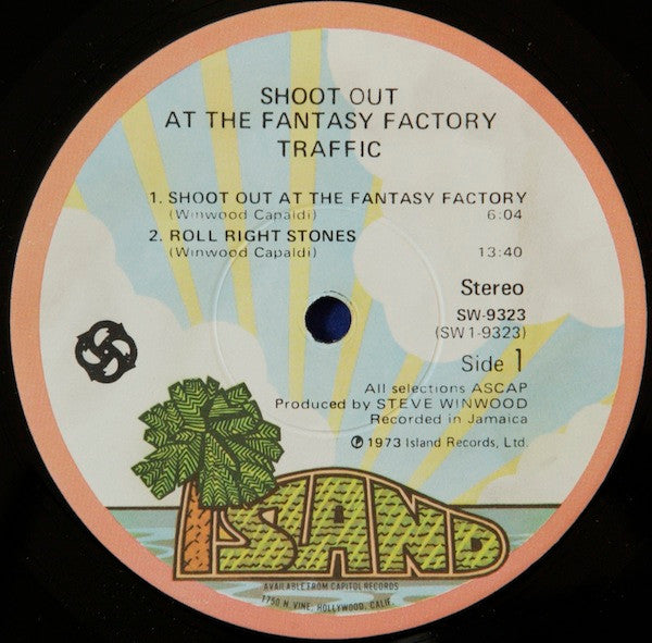 Traffic : Shoot Out At The Fantasy Factory (LP,Album)