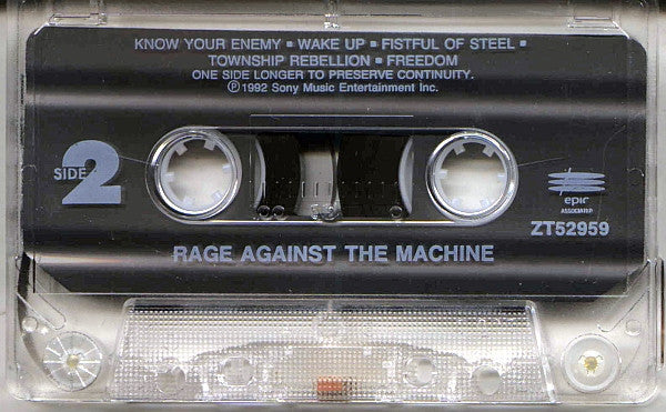 Rage Against The Machine : Rage Against The Machine (Album)