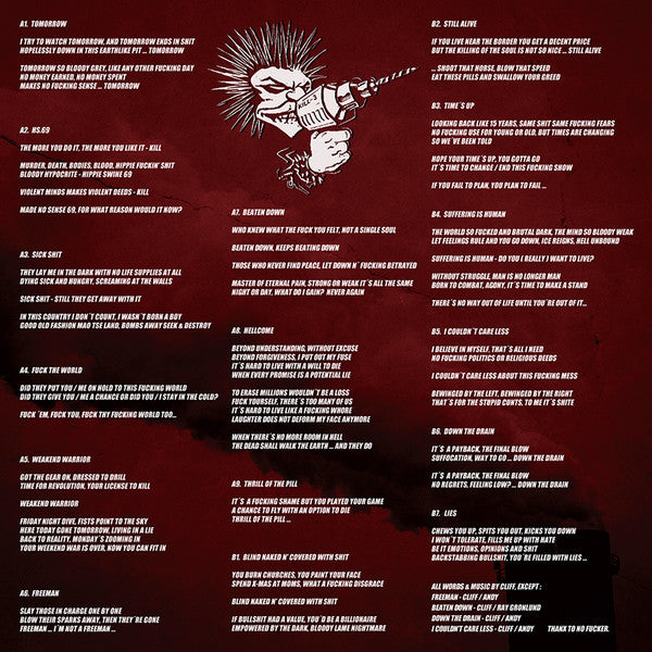 Driller Killer : Fuck The World (LP,Album,Limited Edition,Numbered,Reissue)