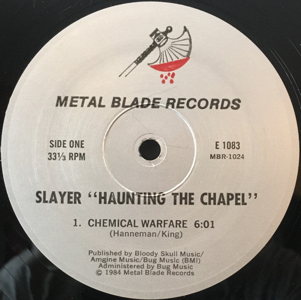 Slayer : Haunting The Chapel (12",33 ⅓ RPM,EP)