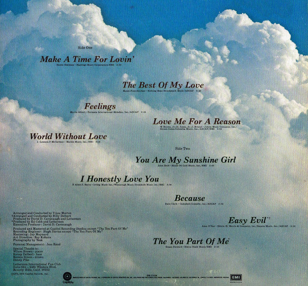 Lettermen, The : Make A Time For Lovin' (LP)