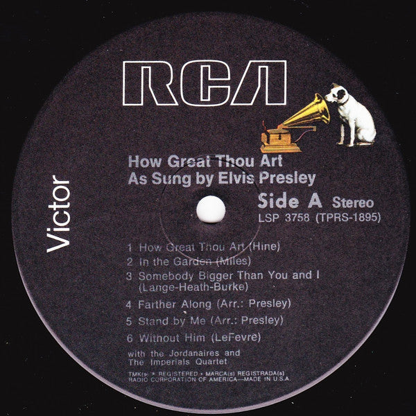 Elvis Presley : How Great Thou Art (LP,Album,Reissue)