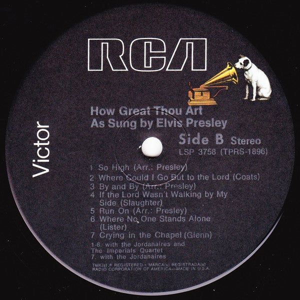 Elvis Presley : How Great Thou Art (LP,Album,Reissue)