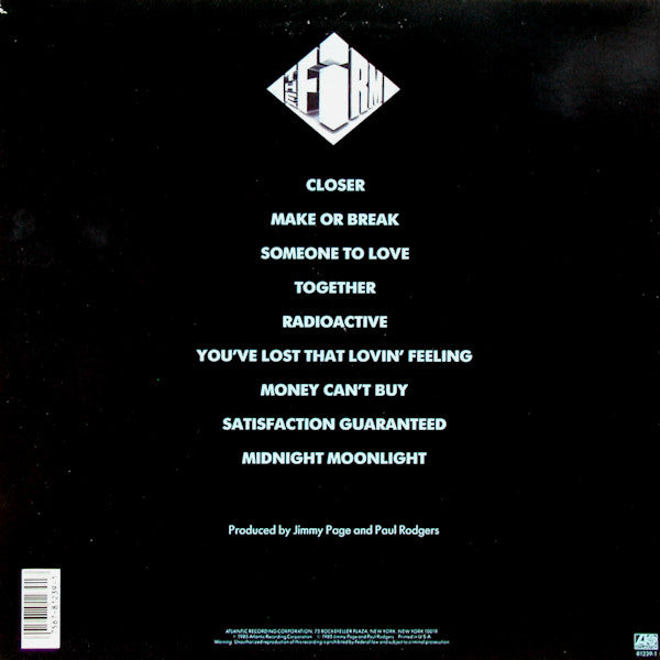 Firm (7), The : The Firm (LP,Album,Stereo)