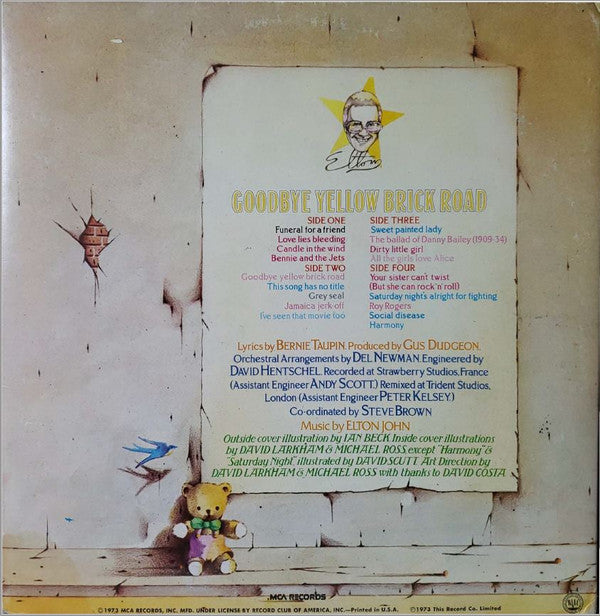 Elton John : Goodbye Yellow Brick Road (LP,Album)
