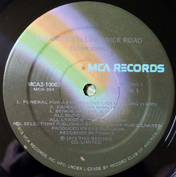 Elton John : Goodbye Yellow Brick Road (LP,Album)