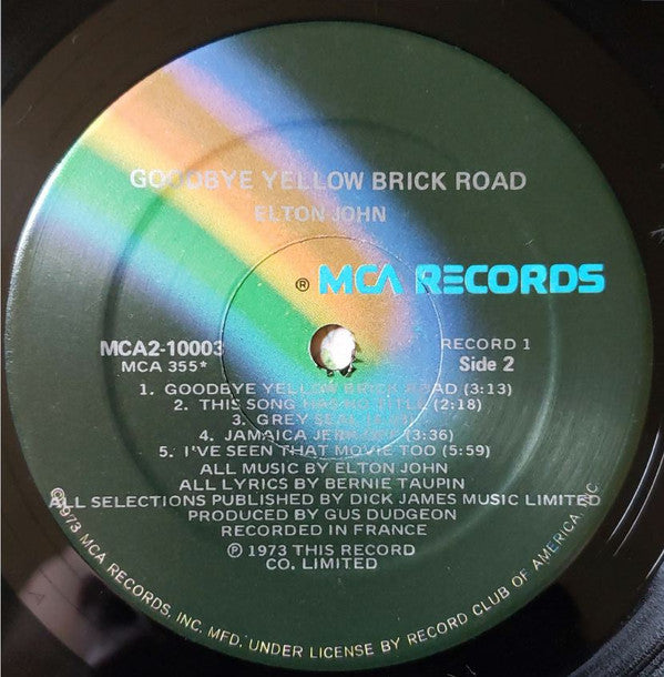 Elton John : Goodbye Yellow Brick Road (LP,Album)
