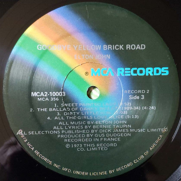 Elton John : Goodbye Yellow Brick Road (LP,Album)