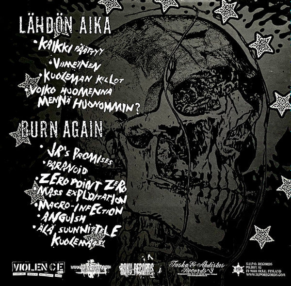 Lähdön Aika / Burn Again : Split LP (LP,Album)