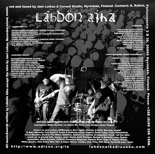 Lähdön Aika / Burn Again : Split LP (LP,Album)