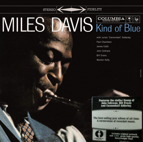 Miles Davis : Kind Of Blue (LP,Album,Reissue,Remastered,Stereo)