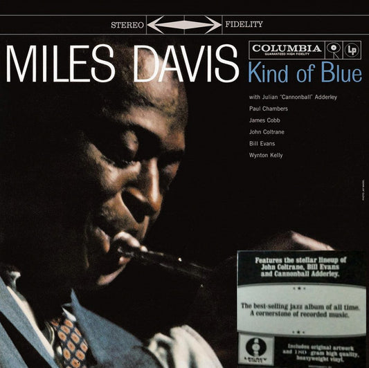 Miles Davis : Kind Of Blue (LP,Album,Reissue,Remastered,Stereo)