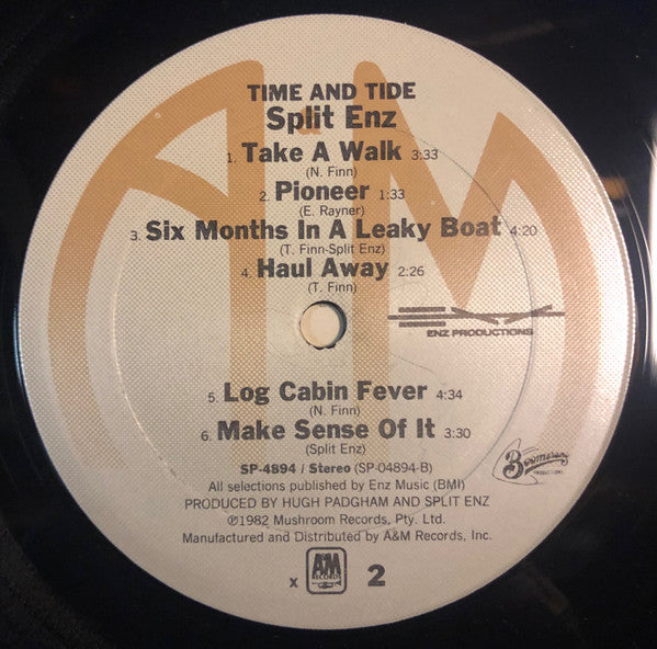 Split Enz : Time And Tide (LP)