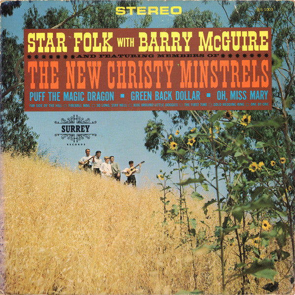 Barry McGuire : Star Folk With Barry McGuire And Featuring Members Of The New Christy Minstrels (LP,Compilation,Stereo)