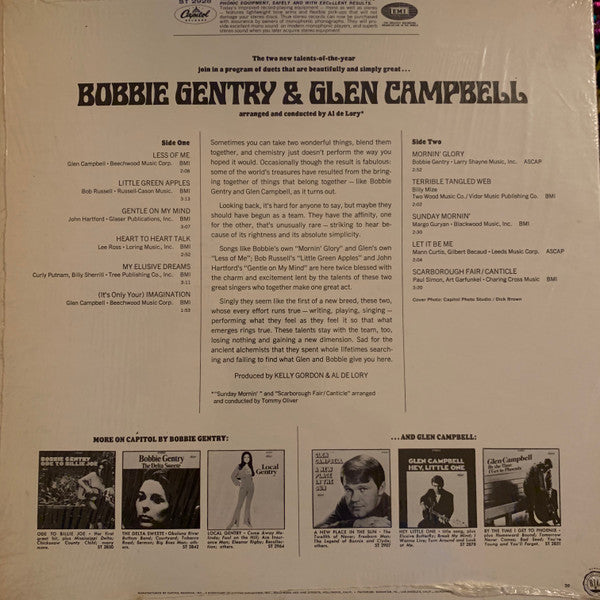 Bobbie Gentry And Glen Campbell : Bobbie Gentry And Glen Campbell (LP,Album,Stereo)