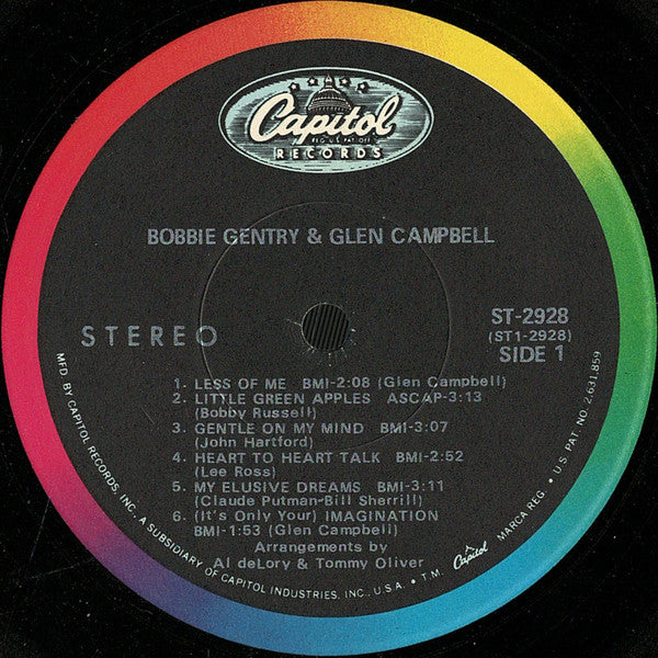 Bobbie Gentry And Glen Campbell : Bobbie Gentry And Glen Campbell (LP,Album,Stereo)