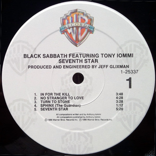 Black Sabbath Featuring Tony Iommi : Seventh Star (LP,Album)