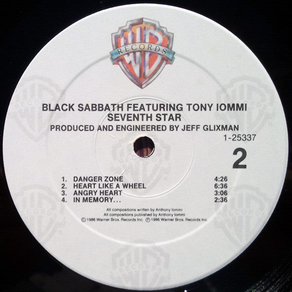 Black Sabbath Featuring Tony Iommi : Seventh Star (LP,Album)