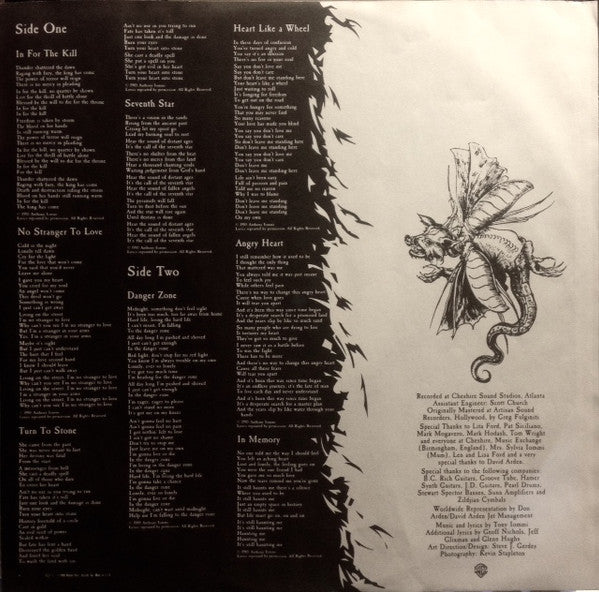 Black Sabbath Featuring Tony Iommi : Seventh Star (LP,Album)