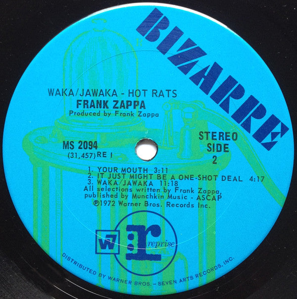 Frank Zappa : Waka / Jawaka - Hot Rats (LP,Album,Stereo)